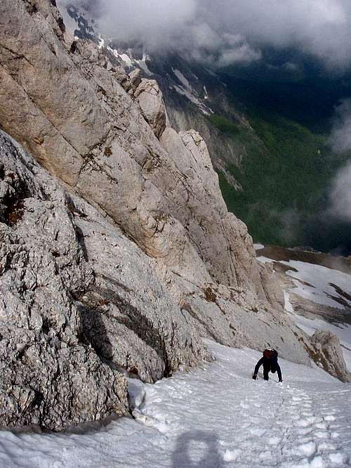 Abbate-Acitelli couloir (Normal route from North)