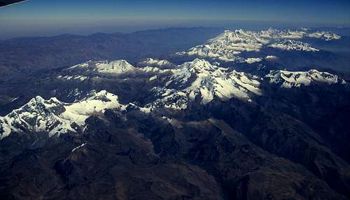Cordillera Blanca aerial