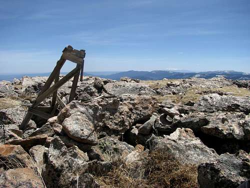 summit - Pikes Peak in the far distance