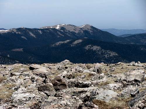 From summit Mount Logan