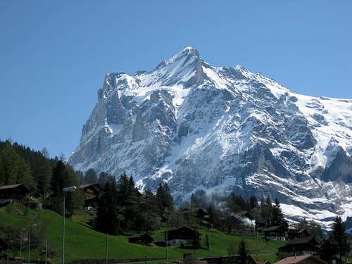 Wetterhorn during the golden and the post golden age