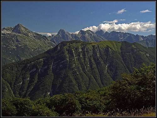 Julian Alps from Kobariski Stol