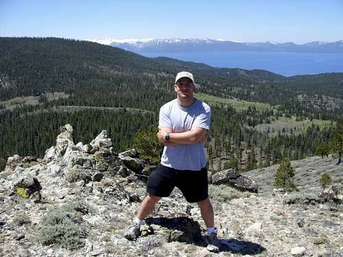 Standing proudly atop Duane Bliss Peak