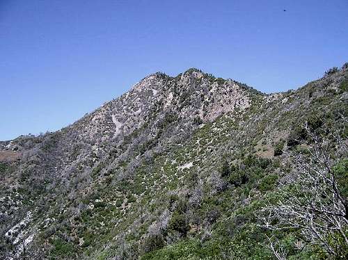 view of cone peak along the...