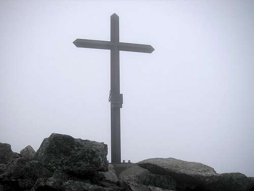 Summit cross of Piz Vial 3168m