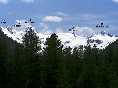 the S ridge of Val Roseg