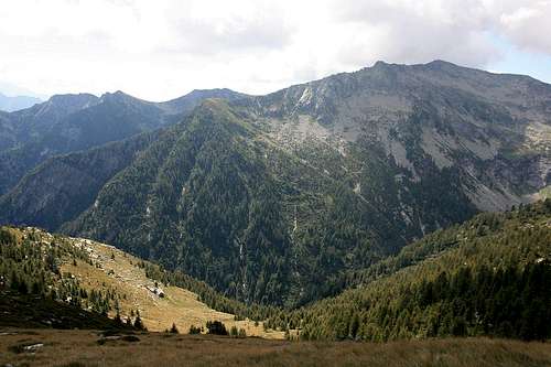 above Alpe di Sgiof