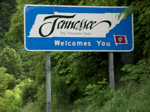 Entering Tennessee...