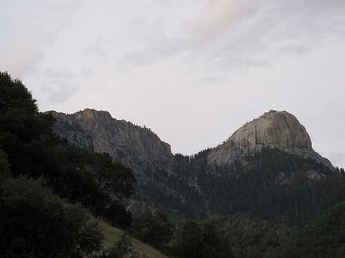 Homer's Nose and companion peak