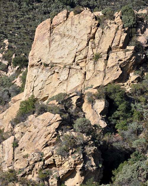 Major Crags of Santa Barbara:  Front Range