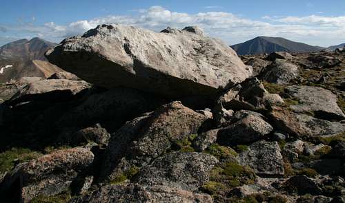 Quartzite Outcrop on Landslide Peak
