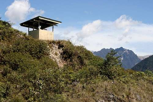 Old Indonesian Military (TNI) observation post