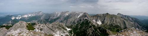 Summit view Monte Altissimo