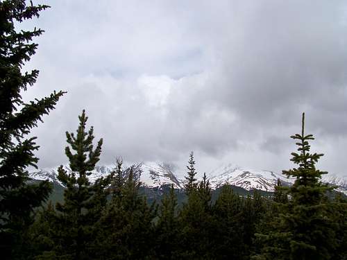 Clouds boil over the Tenmile Range