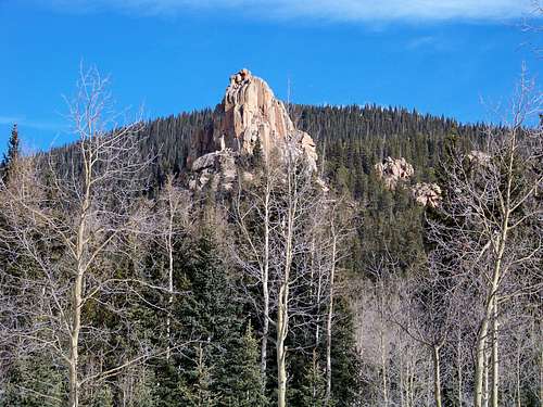 Rock Pinnacle west of Mount Big Chief