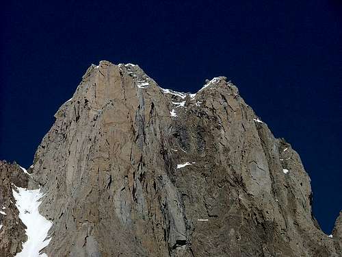 Rock Tower at Hispar Glacier, Karakoram, Pakistan