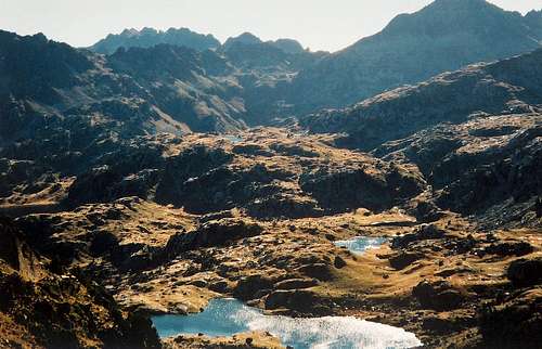 Lakes of Colomers from the Port de Caldès