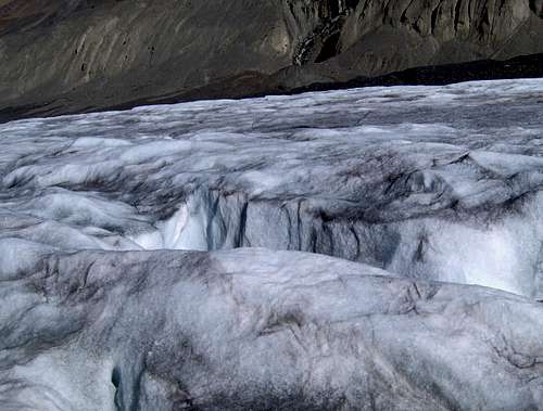 Columbia Icefield Crevice