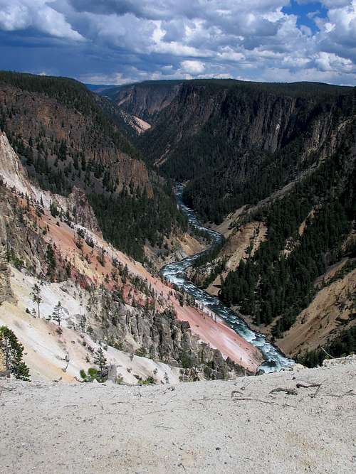 Grand Canyon of the Yellowstone - Distance View
