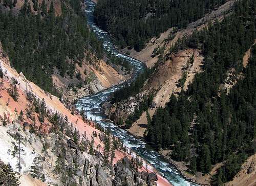 Grand Canyon of the Yellowstone - Canyon View