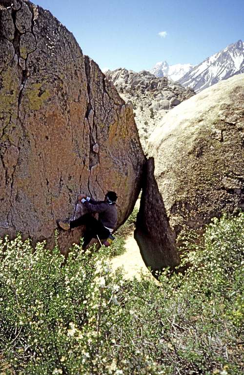 Bouldering at The Buttermilks