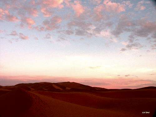 Dunes of Ergt Chebbi - Sun...