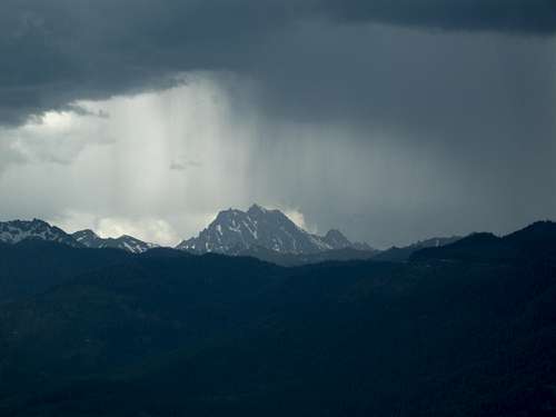 Thunderstorm over Mount Stuart