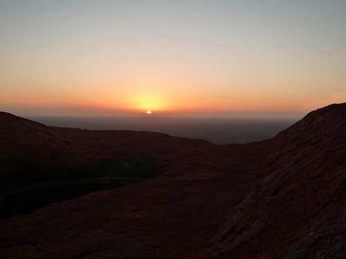 Sunrise over Ayers Rock