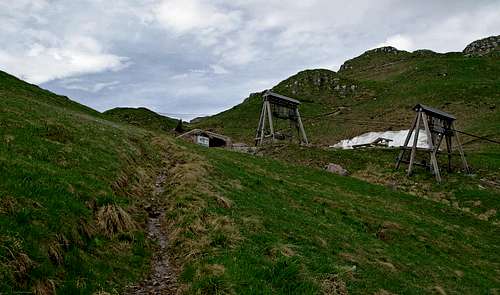 The ropeway station