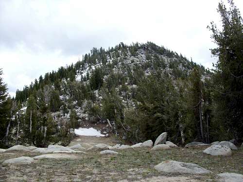 Base of the final summit block