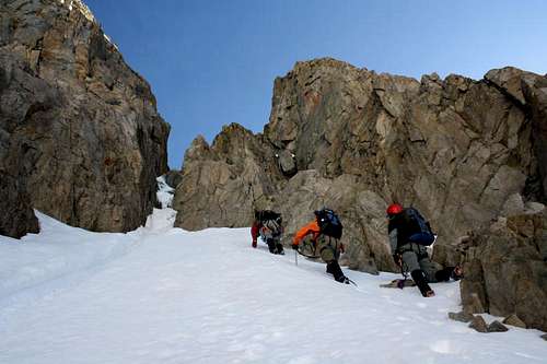 Approaching the crux