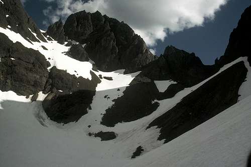 Avalanche Canyon on Mount Constance