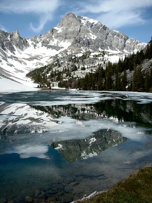 Frozen Merriam Lake View