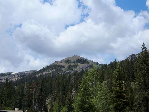 Entin Peak from the parking area