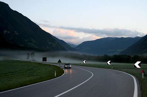Early morning drive in Ahrntal