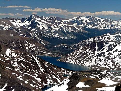 Tioga Pass area from Excelsior Mtn.