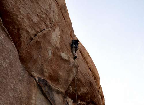 Mike working the route, Bikini Whale, 12a