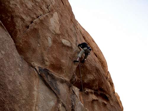 Mike working the route, Bikini Whale, 12a