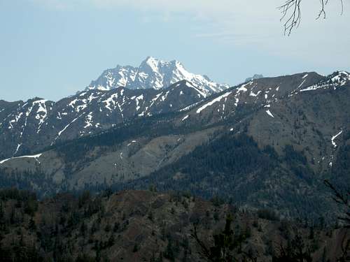 Mount Stuart from Approach to Johnson