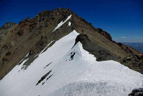 Saddle to East Summit