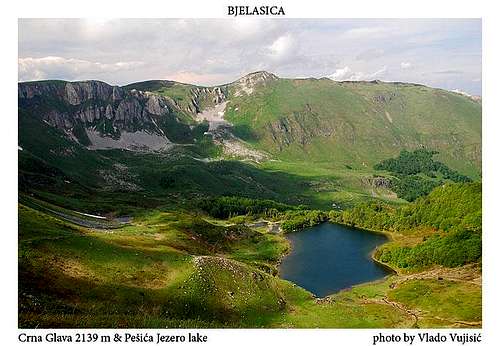 Crna Glava & Pešića Jezero lake