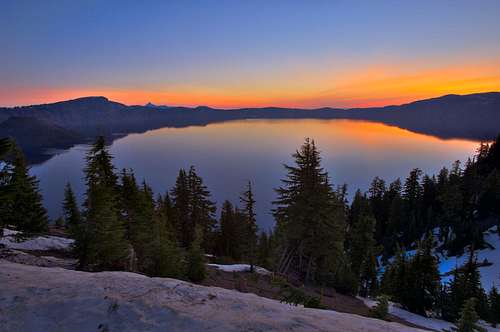 Sunrise Crater Lake
