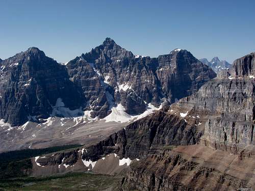 Mt Deltaform from Slopes of Temple