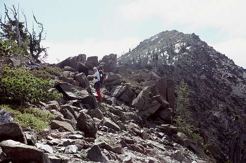 Climbing the Northwest Ridge of Mary's