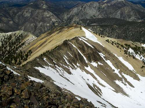Looking Back Down the North Ridge