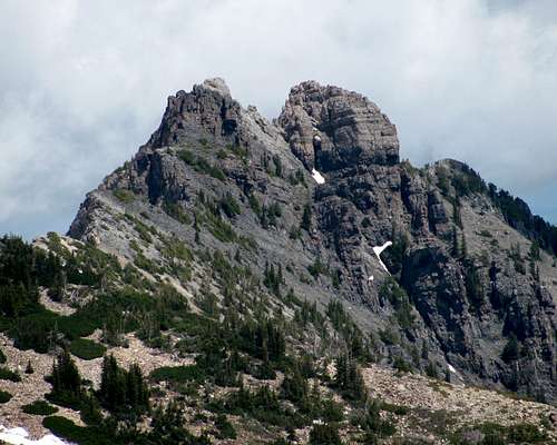 Devil's Castle from Mount Baldy