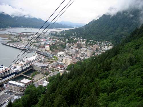 Juneau from the tram