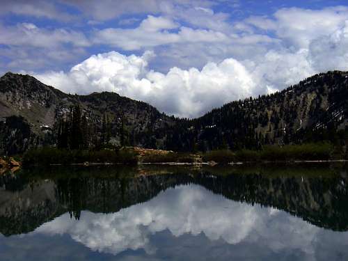 Reflection on Cecret Lake