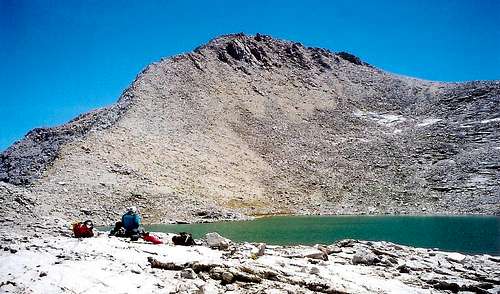 “Polychrome Peak” (0.6 mi E of Shepherd Pass)