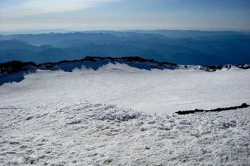 Crater on the top of Rainier